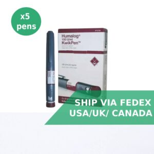 Humalog (100IU) 5 pens USA, UK, Canada