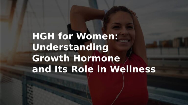 HGH for Women: Understanding Growth Hormone and Its Role in Wellness